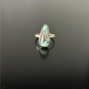Elegant Turquoise Silver Ring